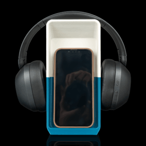 Suporte para Headset e Fone de Ouvido + Celular Cubo Organizado