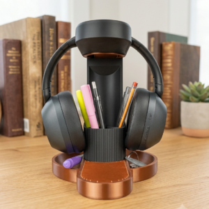 Suporte para Headset e Fone de Ouvido Torre Porta Objetos