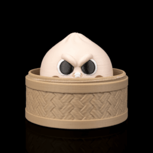 Grumpy Dumpling Clicker Toy