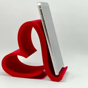 Suporte celular coração