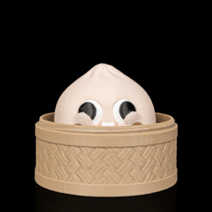Smiley Dumpling Clicker Toy