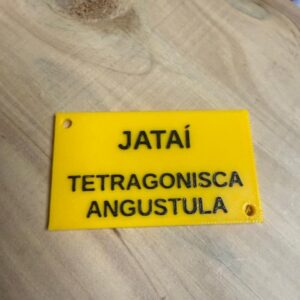 Placa de identificação