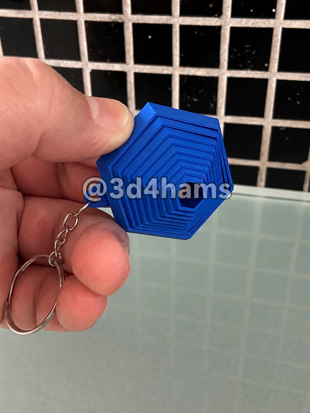 Chaveiro Hexagonal Fidget - Image 2