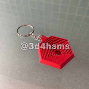 Chaveiro Hexagonal Fidget