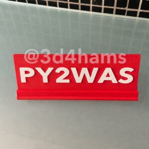 Placa de Identificação para Radioamadores e Público em geral