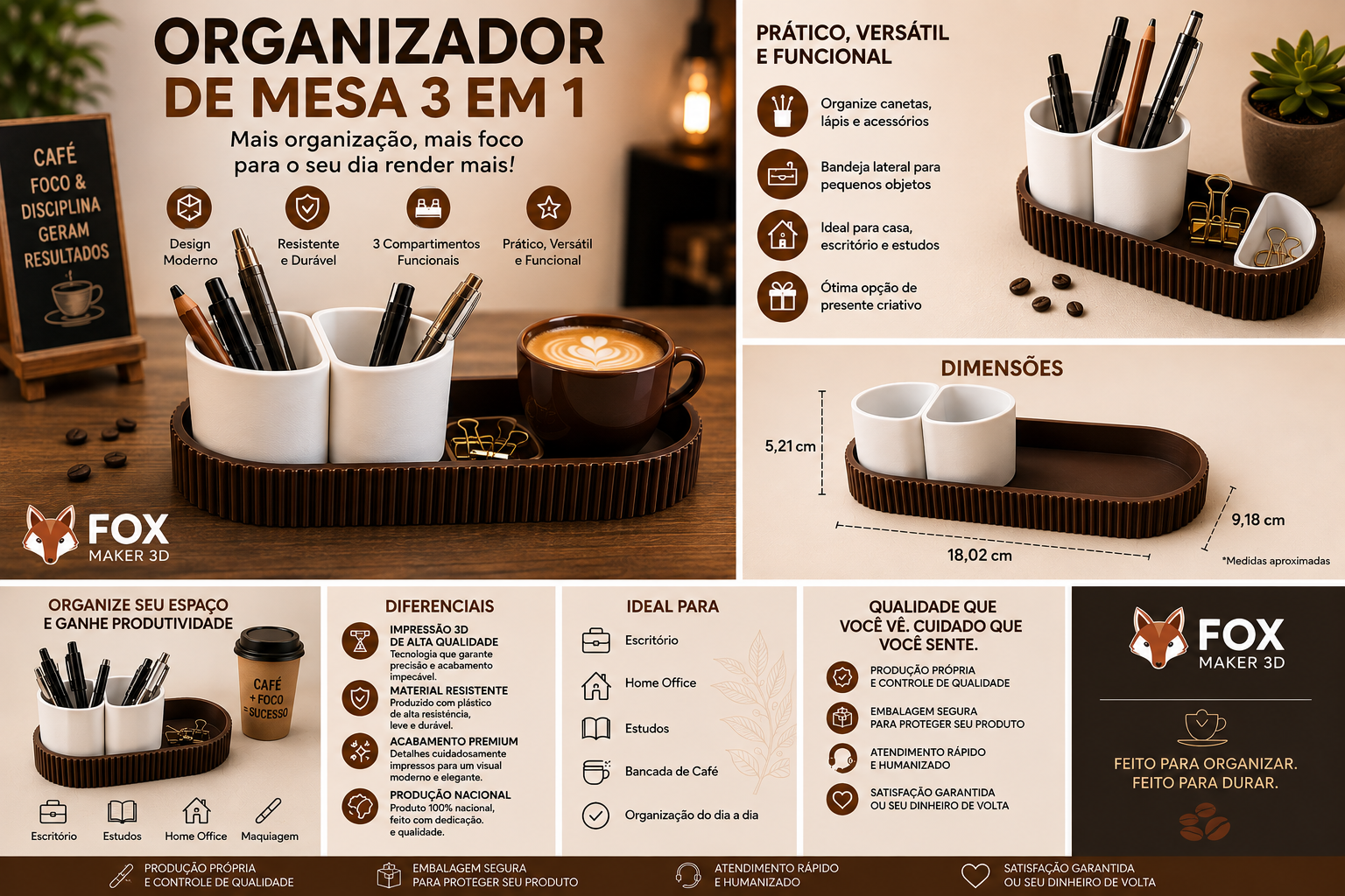 Organizador de Mesa - COFFE - BABY - CARE - Image 6