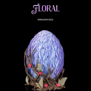 Floral Dragon Egg