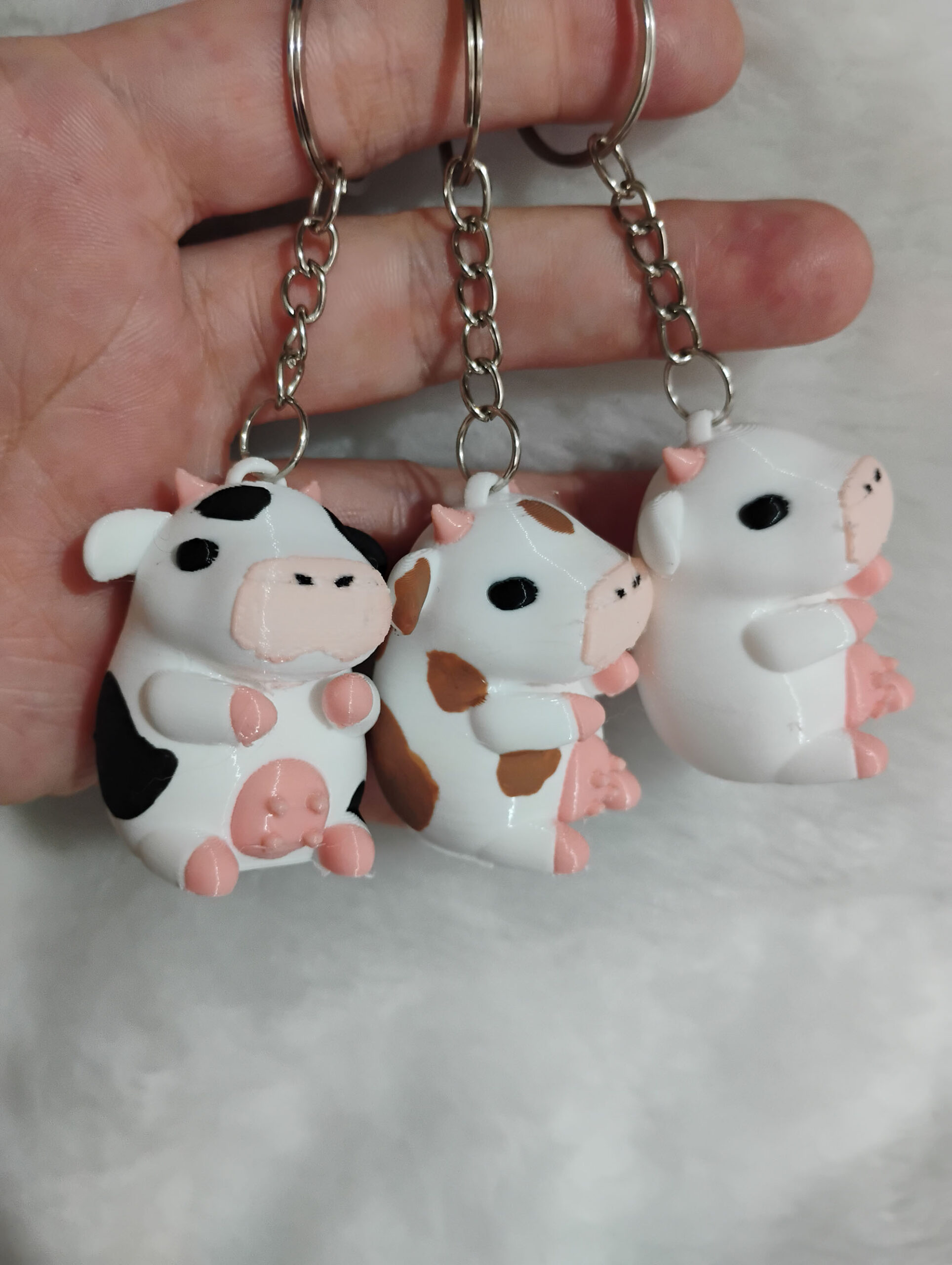 Chaveiro Vaquinha Fofa Cute para Bolsa, Mochila e Chaves - Image 3