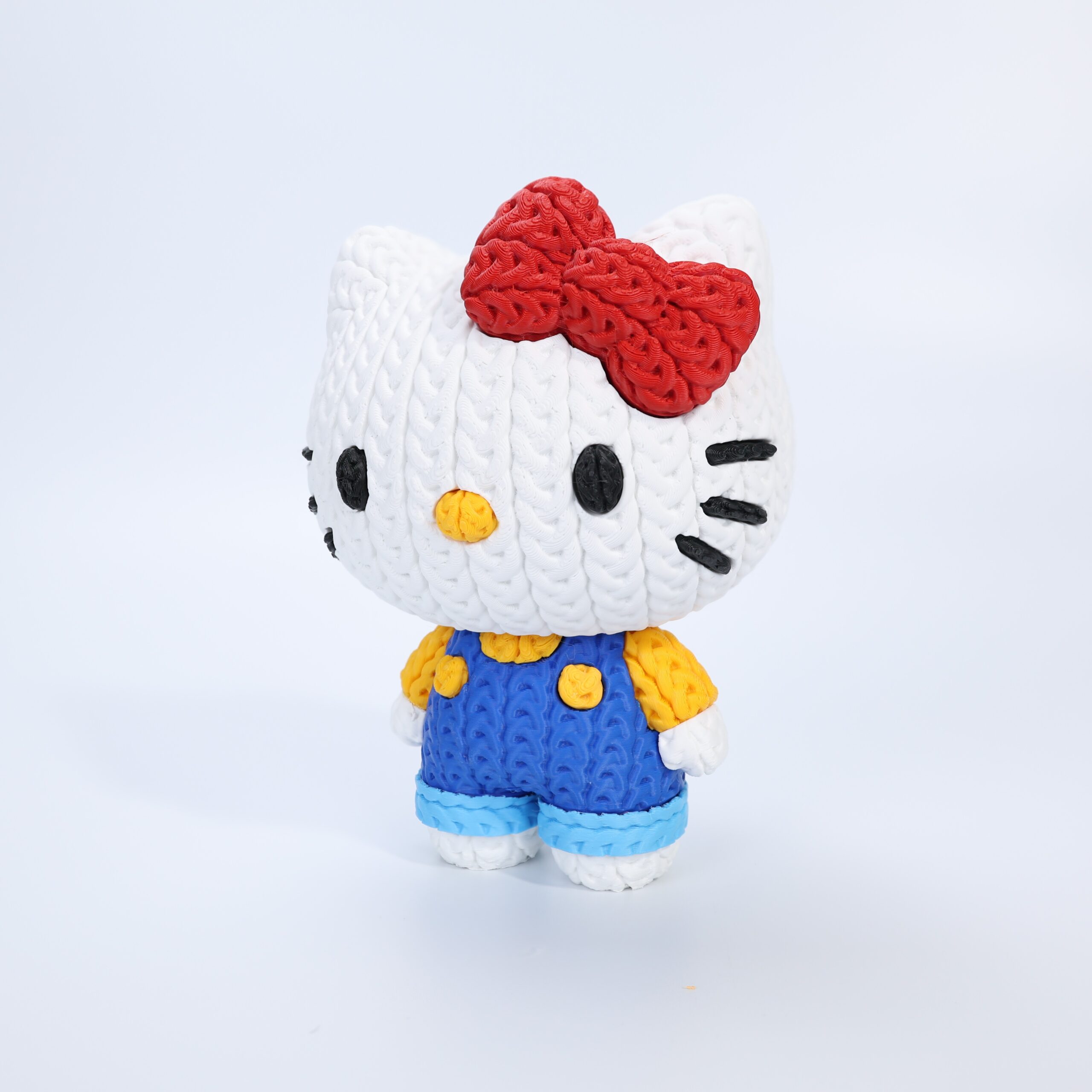 Gatinha Laço Vermelho Amigurumi - Image 3
