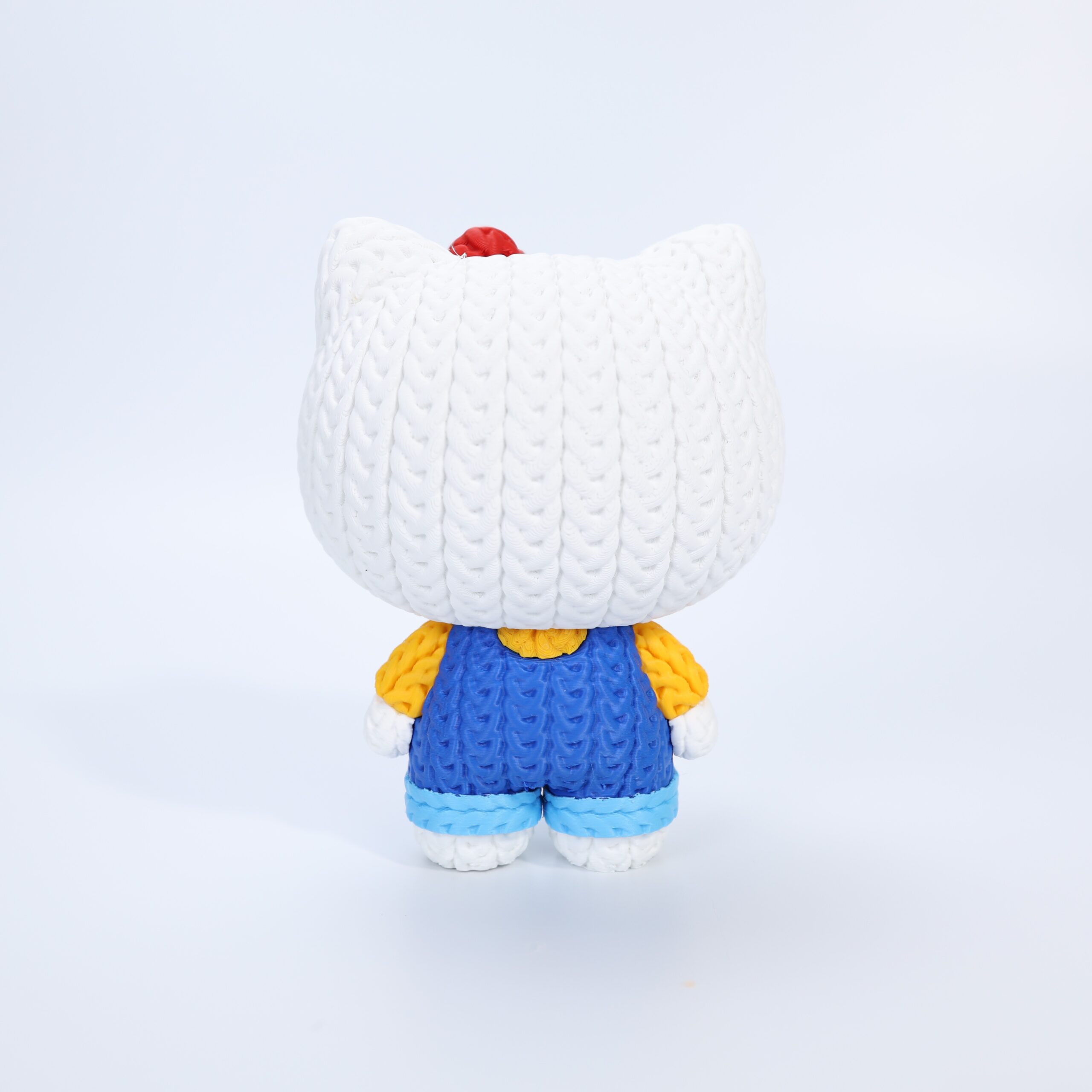 Gatinha Laço Vermelho Amigurumi - Image 5