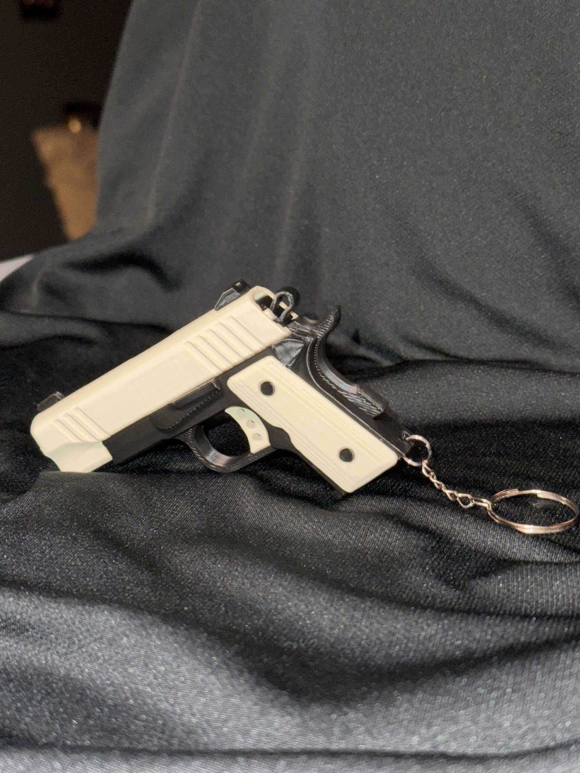 1911 fidget keychain with working action (bone white) - Image 3