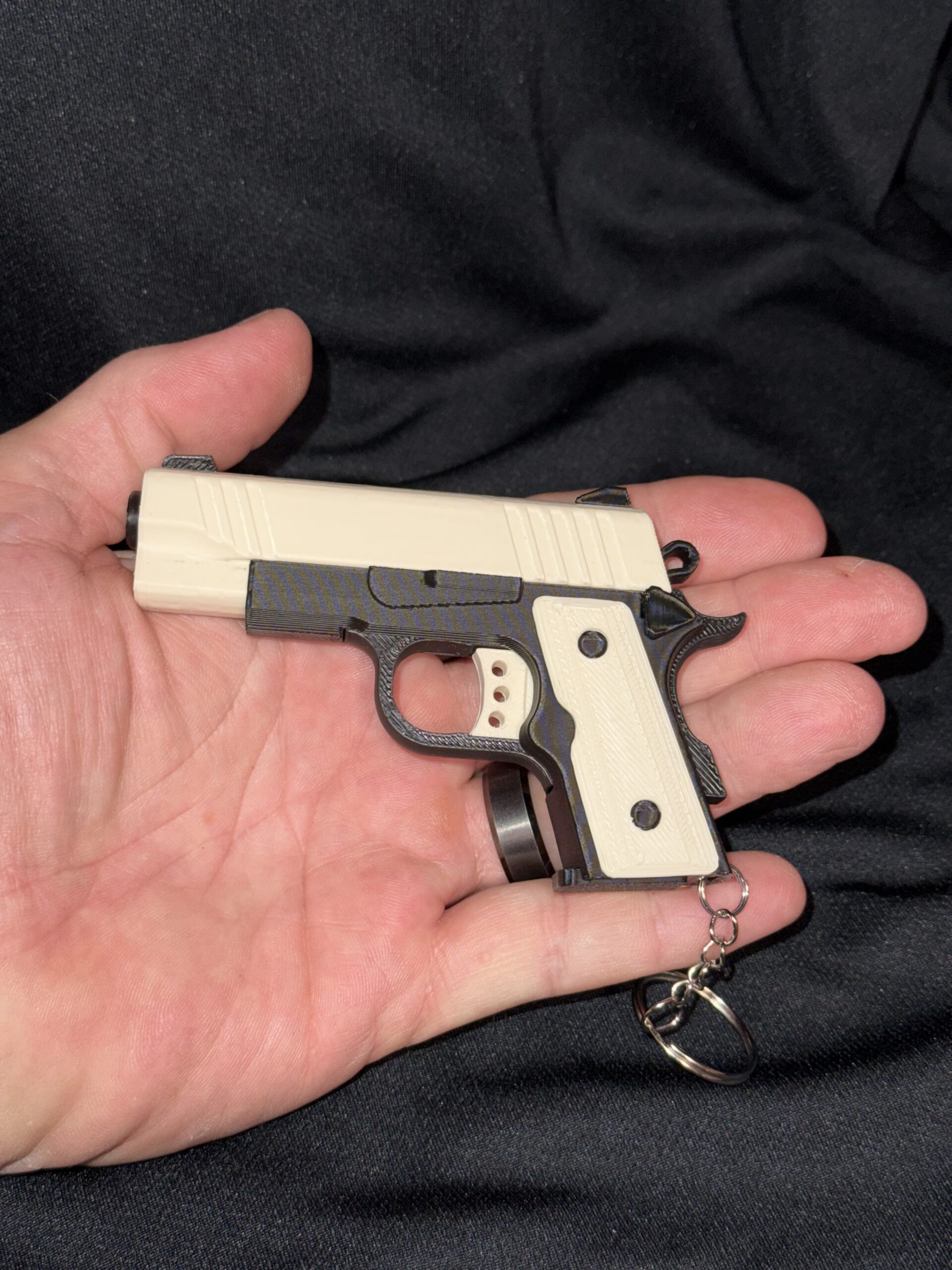 1911 fidget keychain with working action (bone white) - Image 2