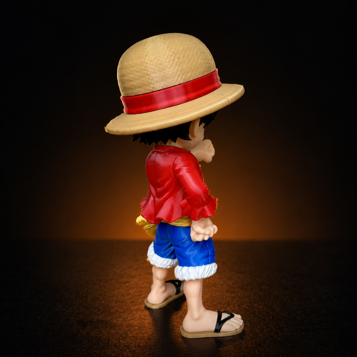 Luffy Fan Art 3D – Estátua Decorativa 30 cm - Image 3
