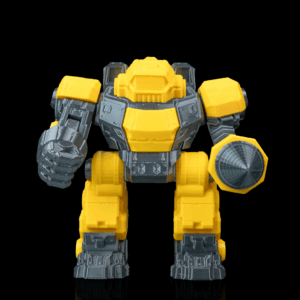3D Printed Torque Robot Figurine | Modern Mechanical Desk Mascot & Articulated Sci-Fi Statue | Pocket Mini & Standard Size | Gift for Tech & Robot Lovers