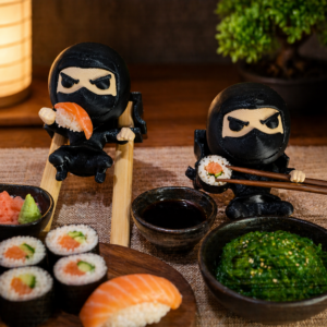 Adaptador para Hashi Ninja Preto | Suporte para Palitinhos Japoneses