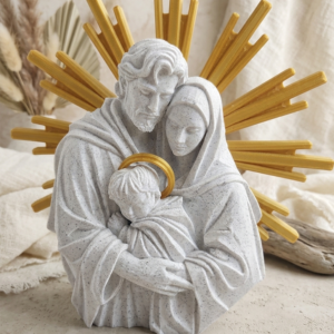 Imagem Sagrada Família em Impressão 3D PLA – Decoração Religiosa