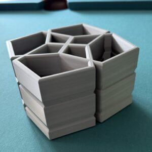 Quad Polygon Desk Organizer