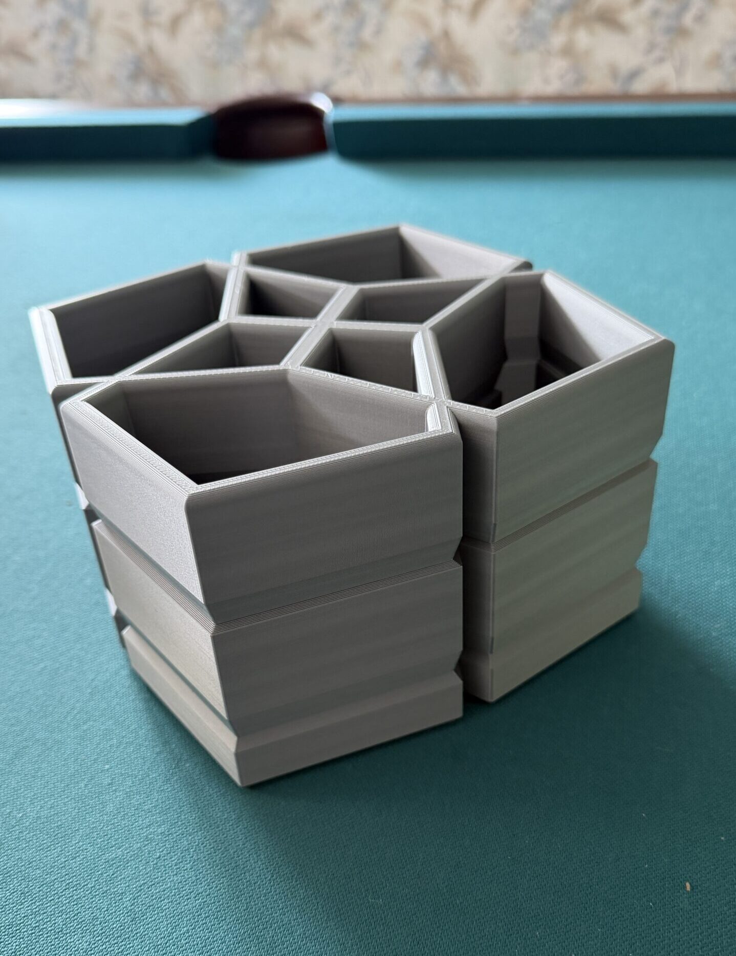Quad Polygon Desk Organizer