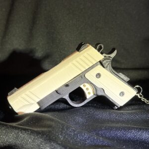 1911 fidget keychain with working action (bone white)