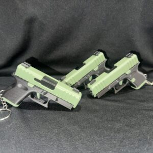 GLOCK fidget keychain with working action (OD Green)
