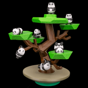 Árvore Interativa com Minis Pandas