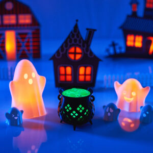 Cute Witch's Cauldron Tea Light (Tea light included)