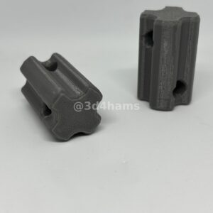 Kit com 2 isoladores para antenas de fio em forma de castanha