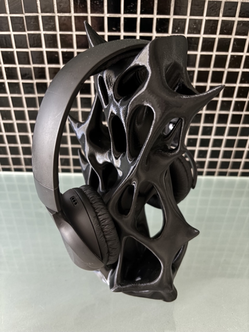 Suporte de Mesa Orgânico para Headphone e Headset - Image 10
