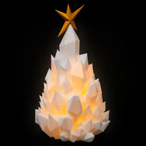 Cryst-mas Tree - Table Lamp