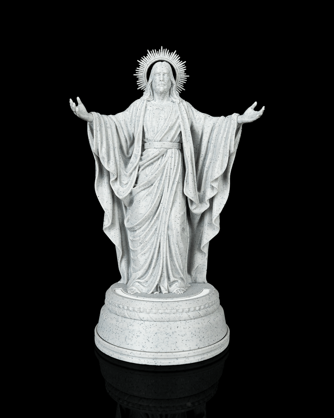 Christ of Light Statue with LED Glow – Jesus Christ Figurine, Christian Home Altar Decor - Image 8