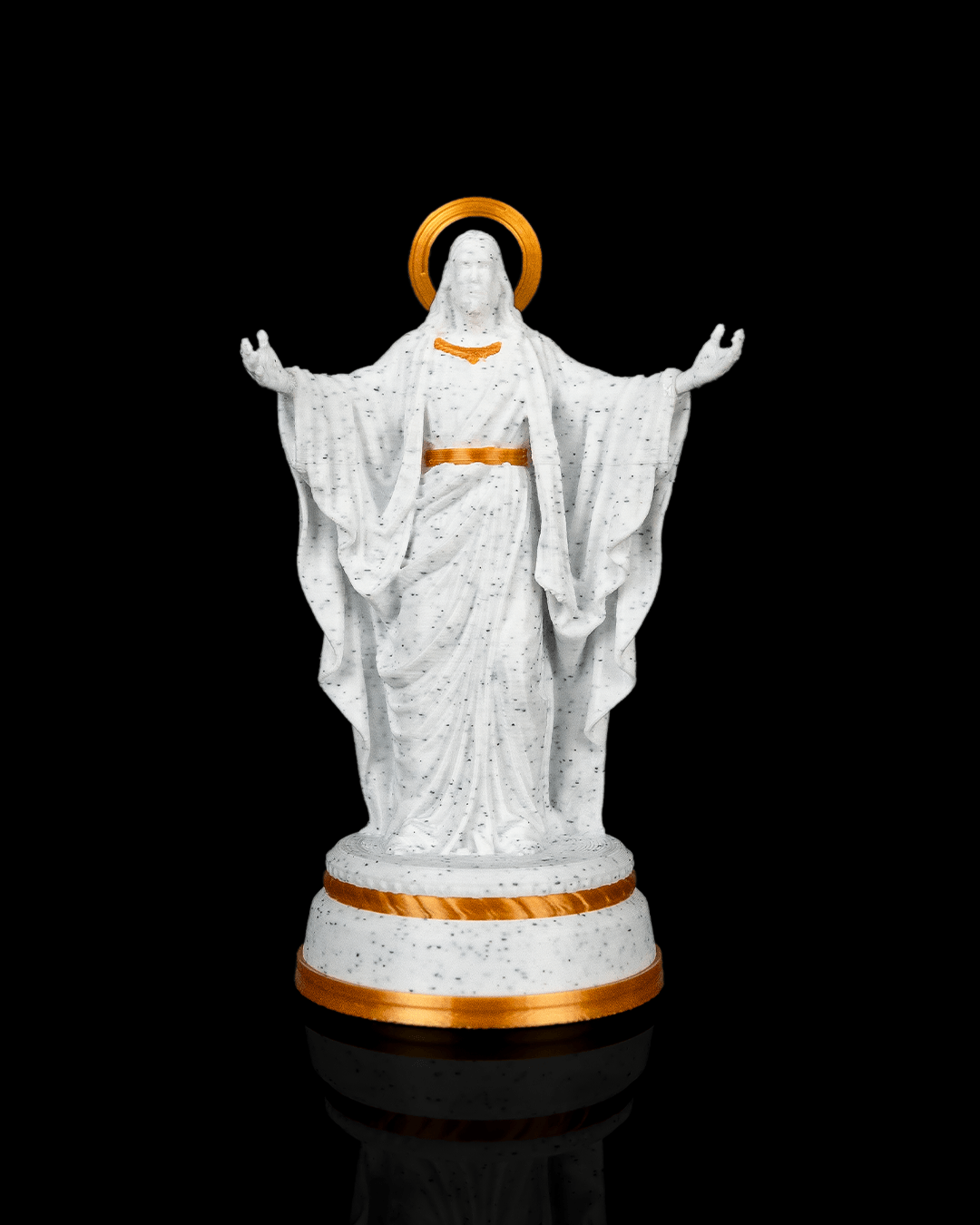 Christ of Light Statue with LED Glow – Jesus Christ Figurine, Christian Home Altar Decor - Image 9