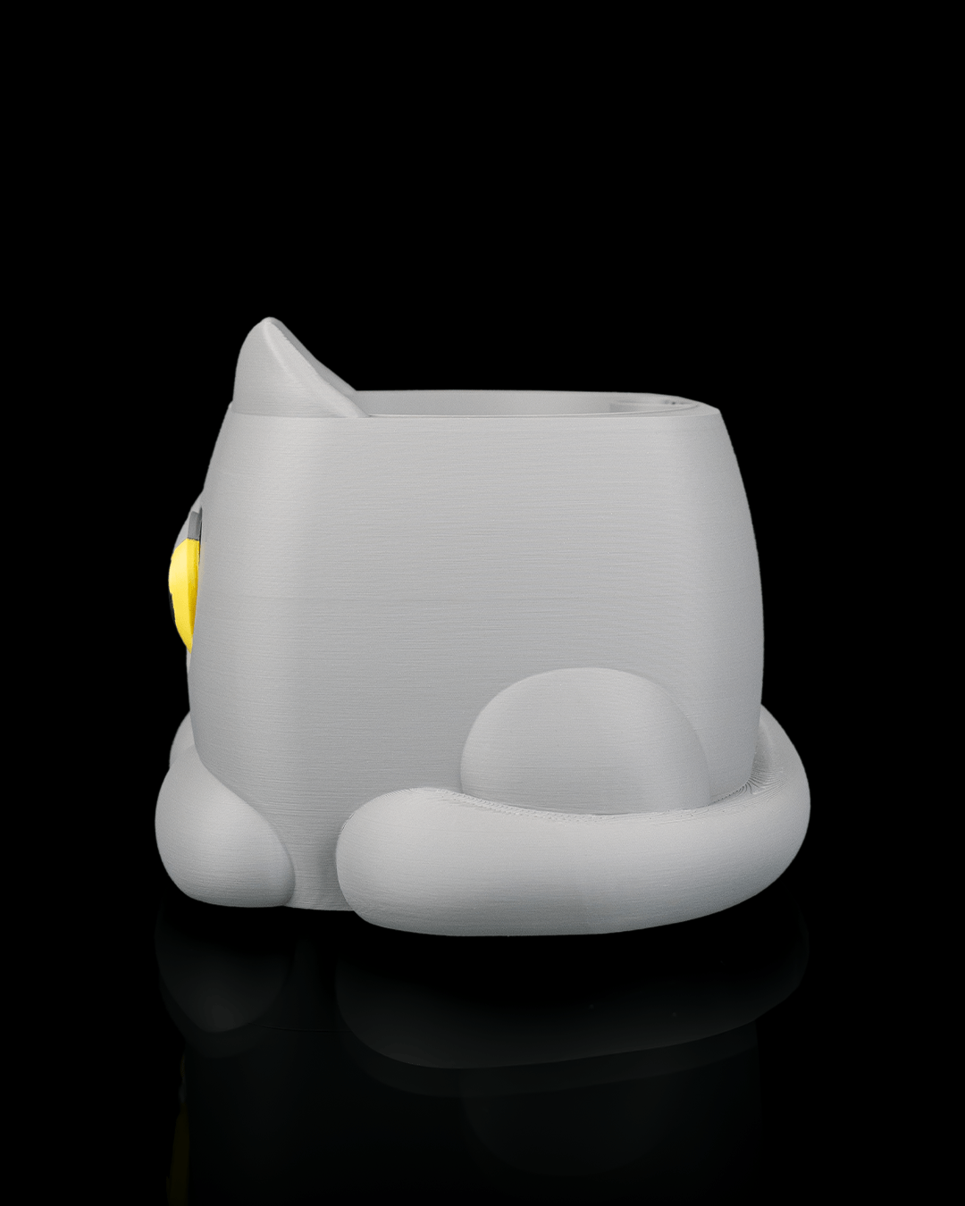 Vaso Auto-Irrigável Gato Bravo – Indicador de Água 3D - Image 4