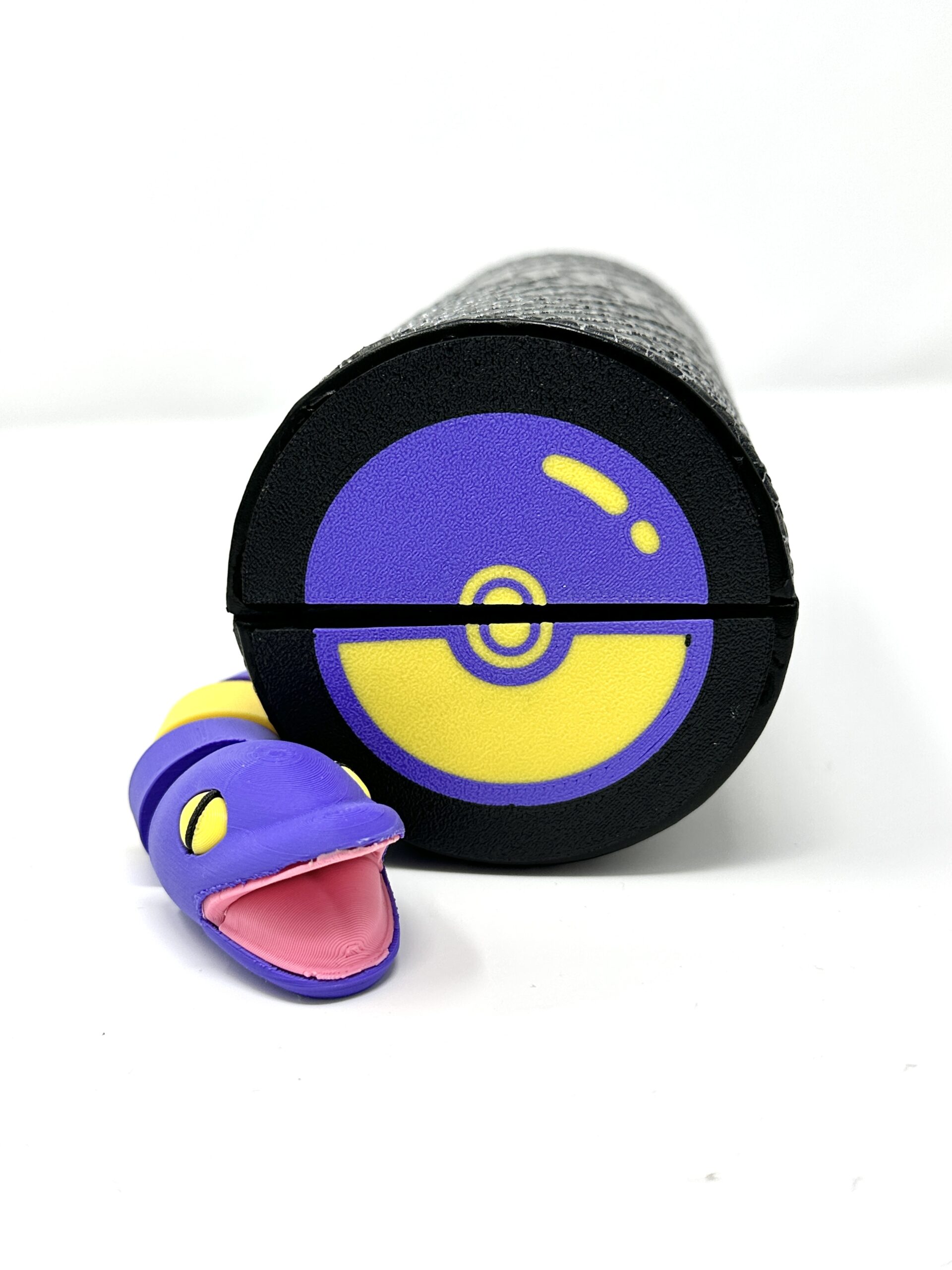 Upcycled Ekans Snakeskin Vault Case – Luxury Display Box with Flexi Pokemon - Image 3