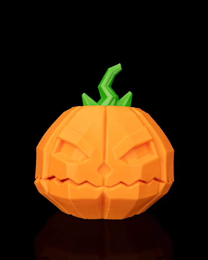 Abóbora de Halloween Articulada Mecânica – Decoração Exclusiva Impressa em 3D - Image 2