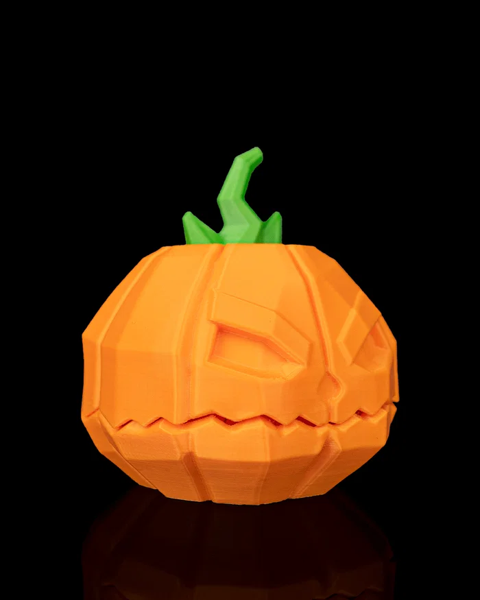 Abóbora de Halloween Articulada Mecânica – Decoração Exclusiva Impressa em 3D - Image 3