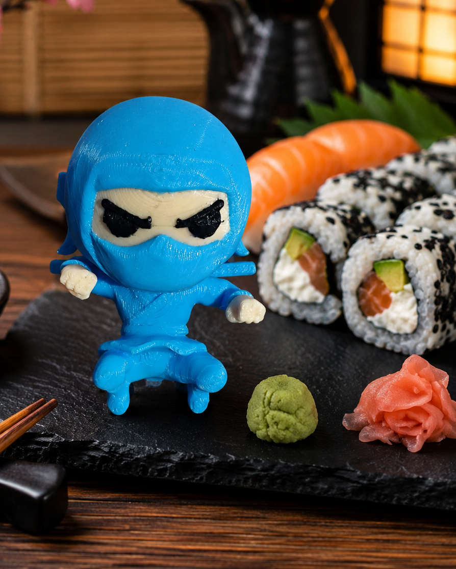 Adaptador para Hashi Ninja Azul | Suporte para Palitinhos Japoneses para iniciantes