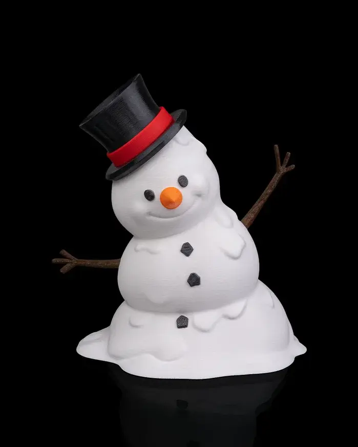 Boneco de Neve Feliz – Iluminação Natalina com Charme e Elegância