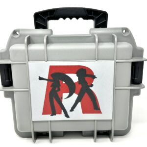 Upcycled Team Rocket Vault Case – Rugged Hard Shell Storage Vault