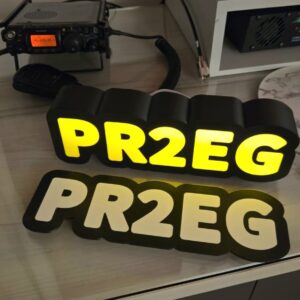 Letreiro em LED para Radioamadores e Público em Geral