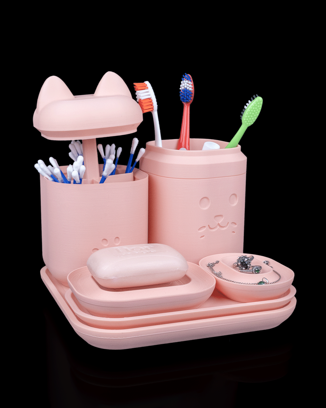 Kit Clean Kitty – Organizadores de Banheiro e Penteadeira - Image 2