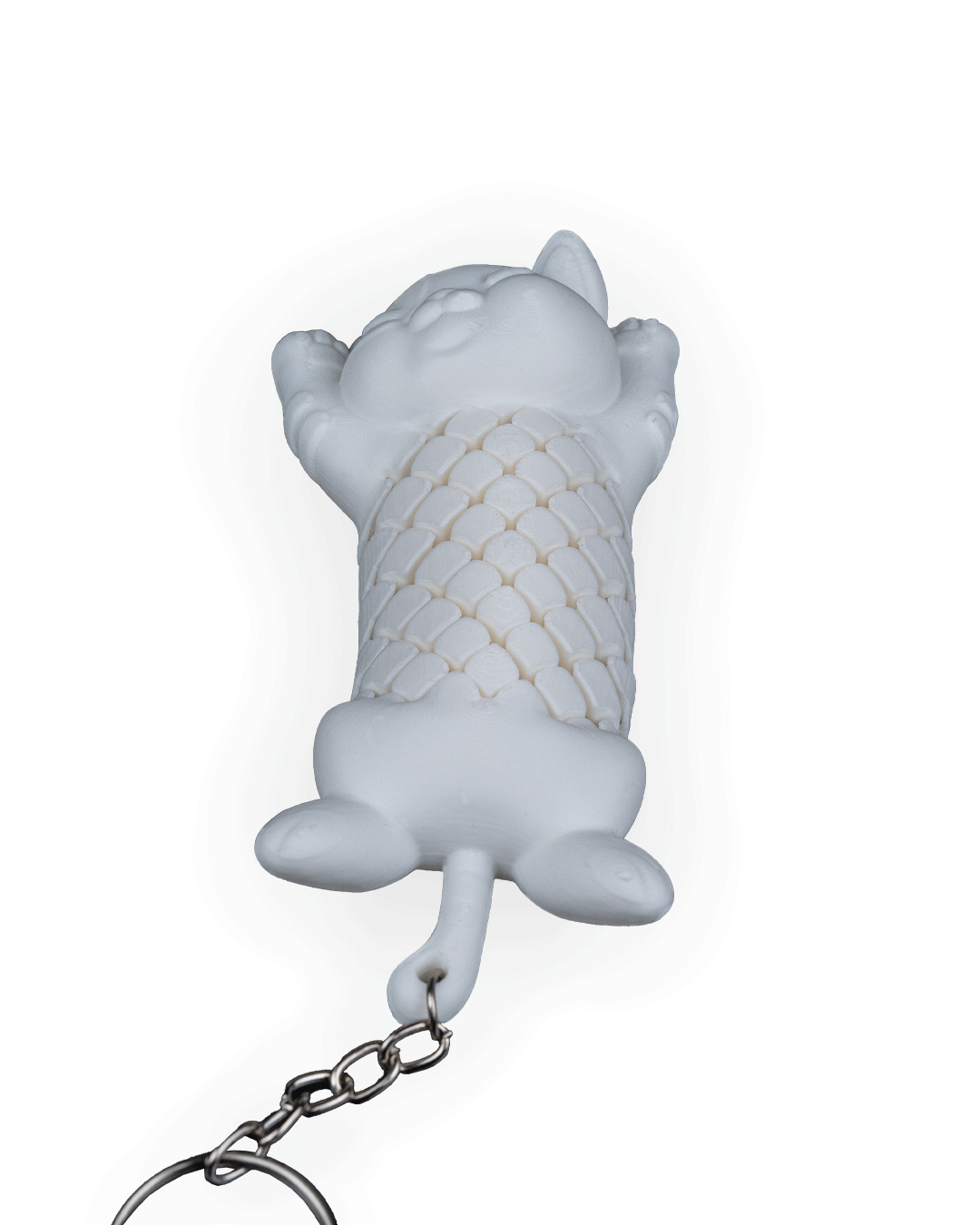 Chaveiro Gatinho Articulado 3D Flexível Fofo | Gato Cute Antiestresse | Presente Criativo Geek - Image 3