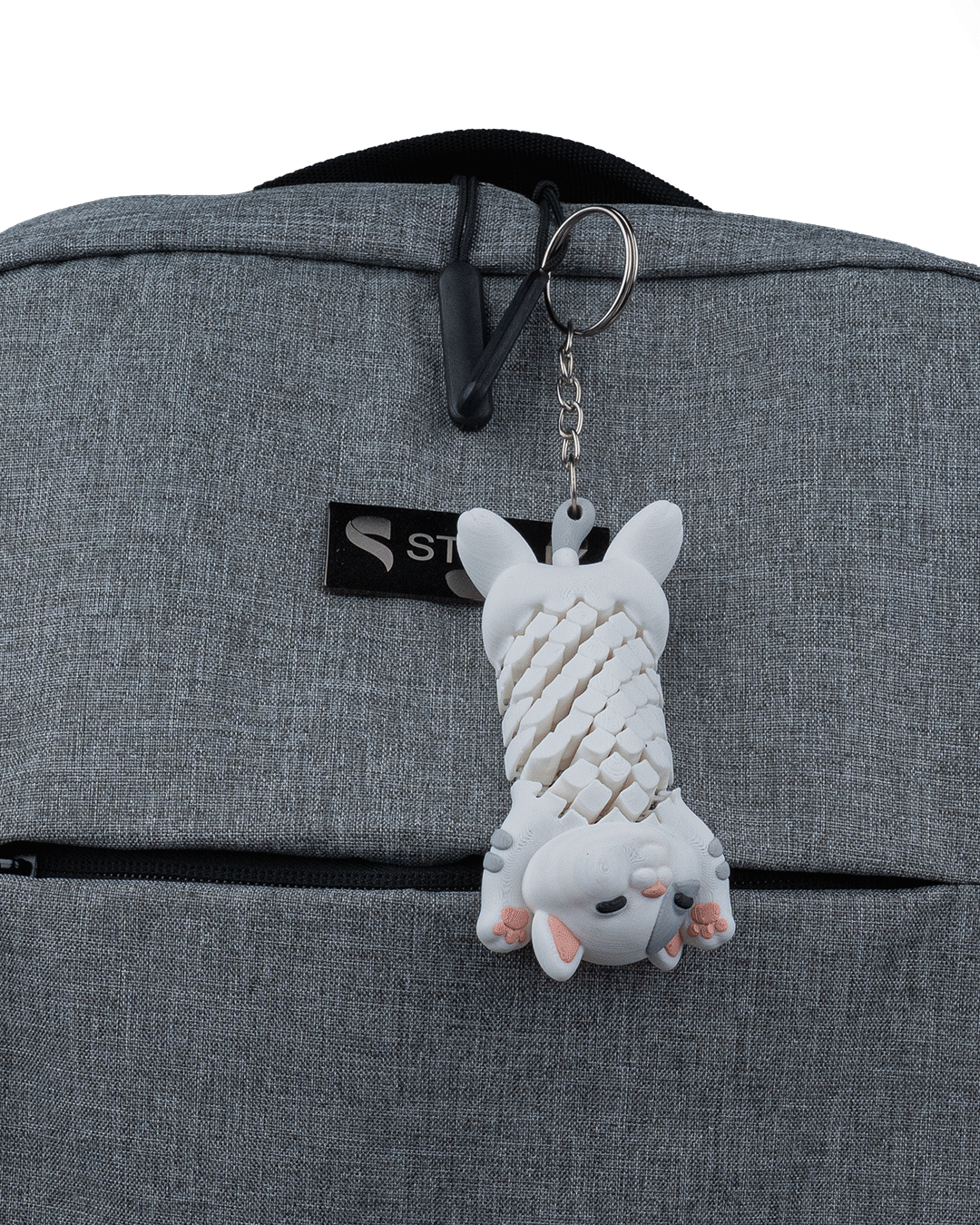 Chaveiro Gatinho Articulado 3D Flexível Fofo | Gato Cute Antiestresse | Presente Criativo Geek - Image 4