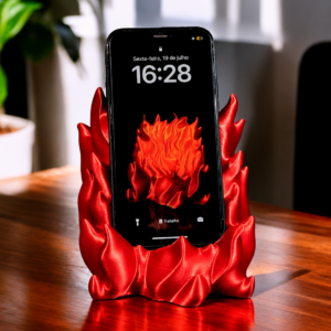 Flame Phone Holder