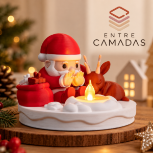 Fogueira do Papai Noel – Um brilho aconchegante de Natal para sua casa