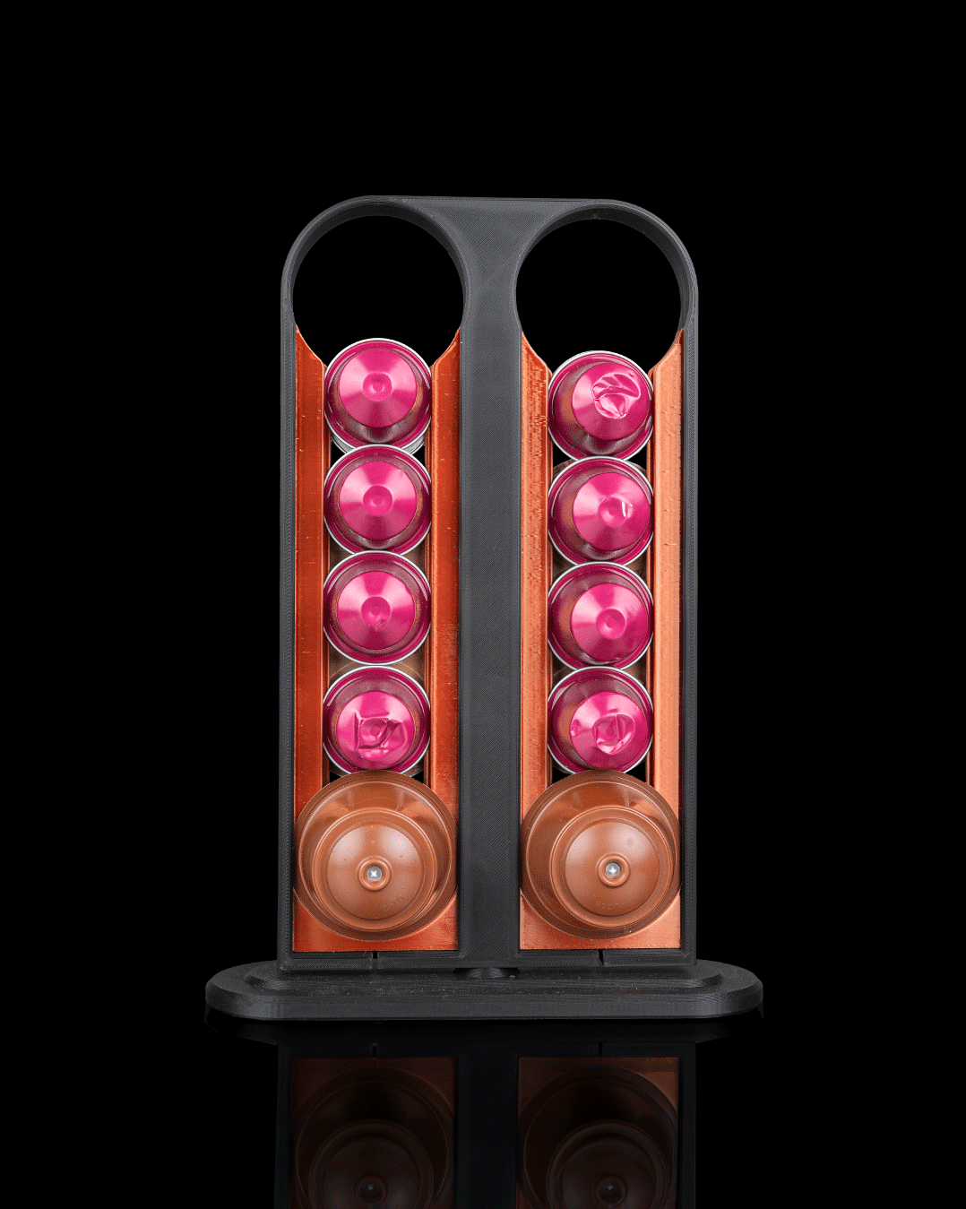 Dispenser Giratório de Cápsulas de Café em Impressão 3D – Giro de Café