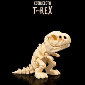 Esqueleto de Dinossauro T-REX | Mini Dino 3D (Articulado)